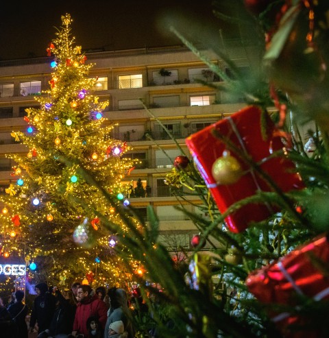 Le marché de Noël place de la République