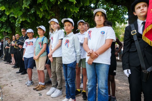 Les élus du CME au défilé du 14 juillet place Jourdan